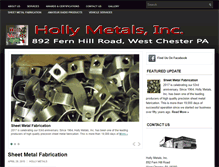 Tablet Screenshot of hollymetals.com